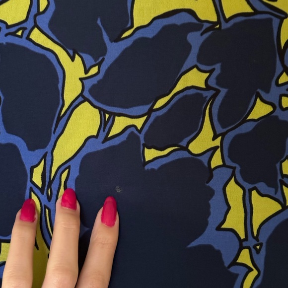 BCBGMAXAZRIA Casual Dress -Sheath: Blue Print Dress size extra small - Picture 7 of 8